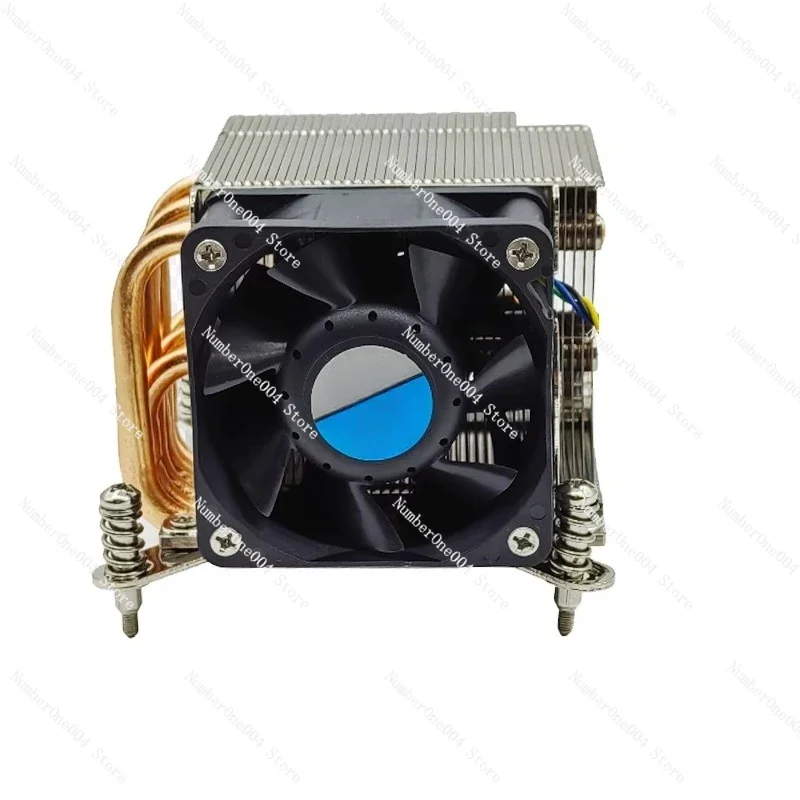 

2U Server 6 Heat Pipes CPU Radiator 1700 1200 Reflow Soldering 2011 2066 Side Blowing High Rotation Fan