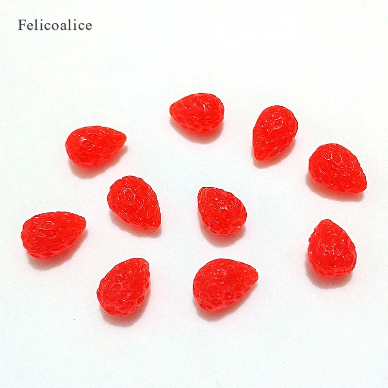 20pcs Cute Miniature FruitsToys Artificial Simulation Cherry for Dollhuose Accessories Kitchen Play Toys Home Accessories