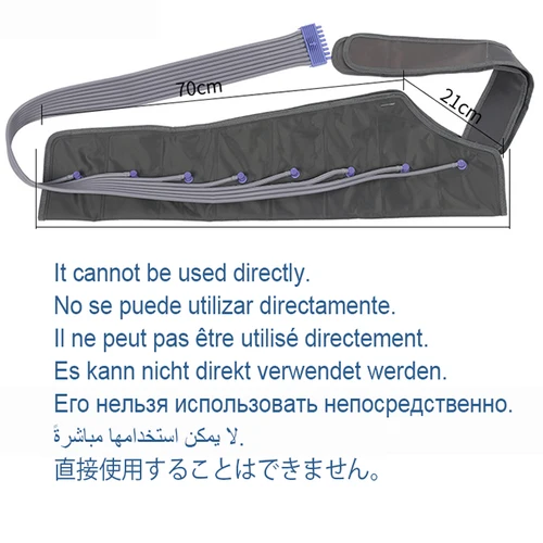 Imagen 2 del producto Masajeador Eléctrico de Piernas por Compresión de Aire para Masaje de Pantorrillas, Uso Doméstico, Cuidado de Ancianos, Presoterapia, 8 Bolsas de Aire, Combinación Personalizable