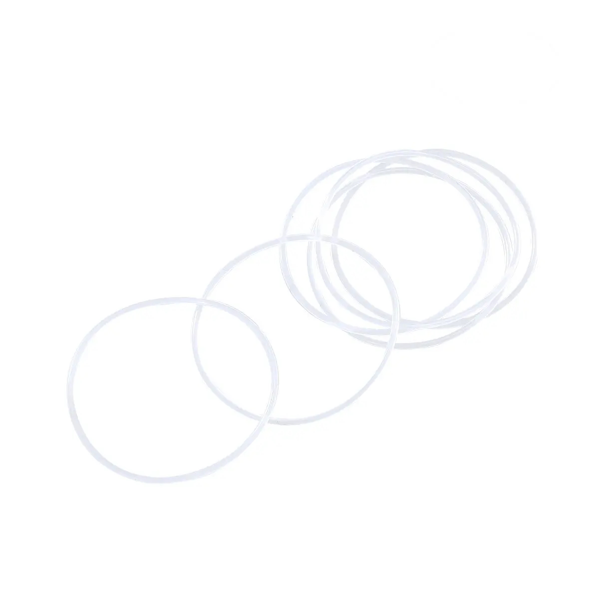 5Pcs Silicone Rubber Sealing Rings High Performance Leak Prevention Joint Interface Easy Install Waterproof Oil Abrasion