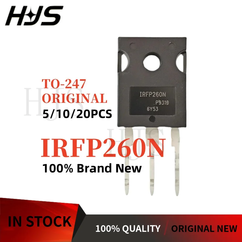 

5/10/20 шт. оригинальная IRFP260N IRFP260NPBF IRFP260 TO-247 50A 200 В MOSFET N-канальная полевая трубка Совершенно новая на складе
