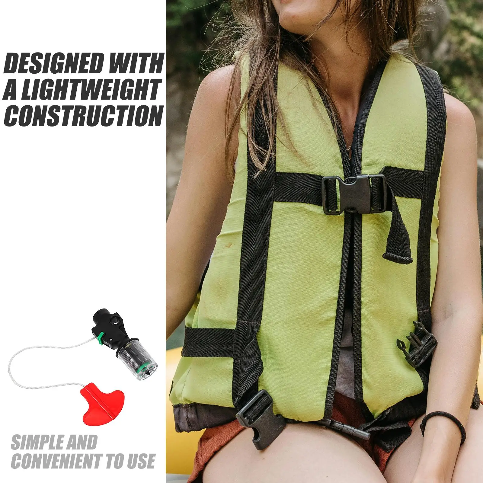 33g Stainless Co2 Cylinder Automatic Manual Inflatable Life Jacket Accessories Portable Durable Emergency For Survival Gear - Image 2