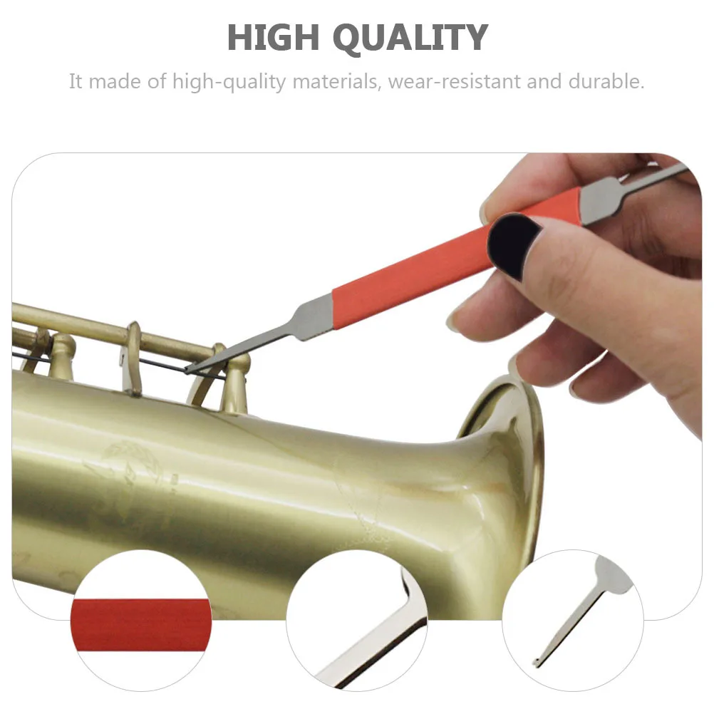 

1Pcs Durable Musical Instrument Repair Tool Portable Saxophone Clarinet Hook Spring Needle Wind Instrument Adjustment Tool