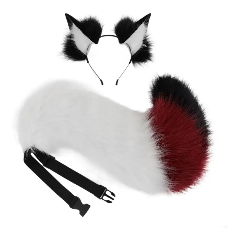 72Xe Foxes Costume Accessoires Faux Furs