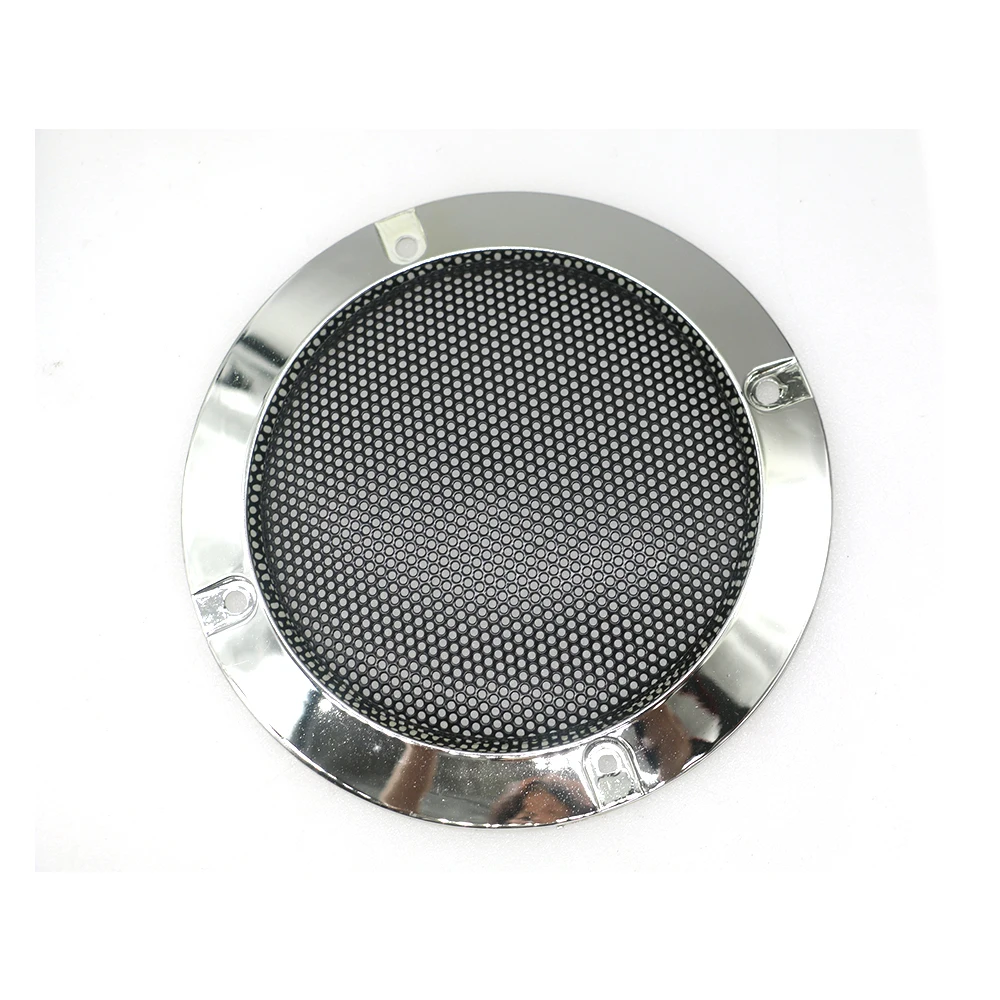 3 بوصة 9.5 سنتيمتر شبكة المتكلم غطاء شبكي شبكة مستديرة كروم أسود لتقوم بها بنفسك الصوت والفيديو ممر ألعاب خزانة أجزاء الكرة والدبابيس آلة بيع #6