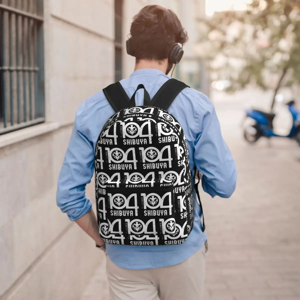 Neo The World Ends With You 104 Shibuya Grunge Backpack Student BookBag Children School Bag Laptop Shoulder Bags for Men Women