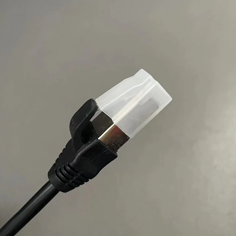 RJ45 Ethernet Connector Cust Cover Network Plug Cover Cap Hat for Cat5e Cat6 Cat7 CAT8 Protector RJ45 Plug Case