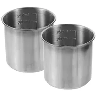 250/350ML Stainless Steel Measuring Cup Rustproof with Scale Rice Container Cups Anti-fall Measuring Holder Laboratory - Image 2