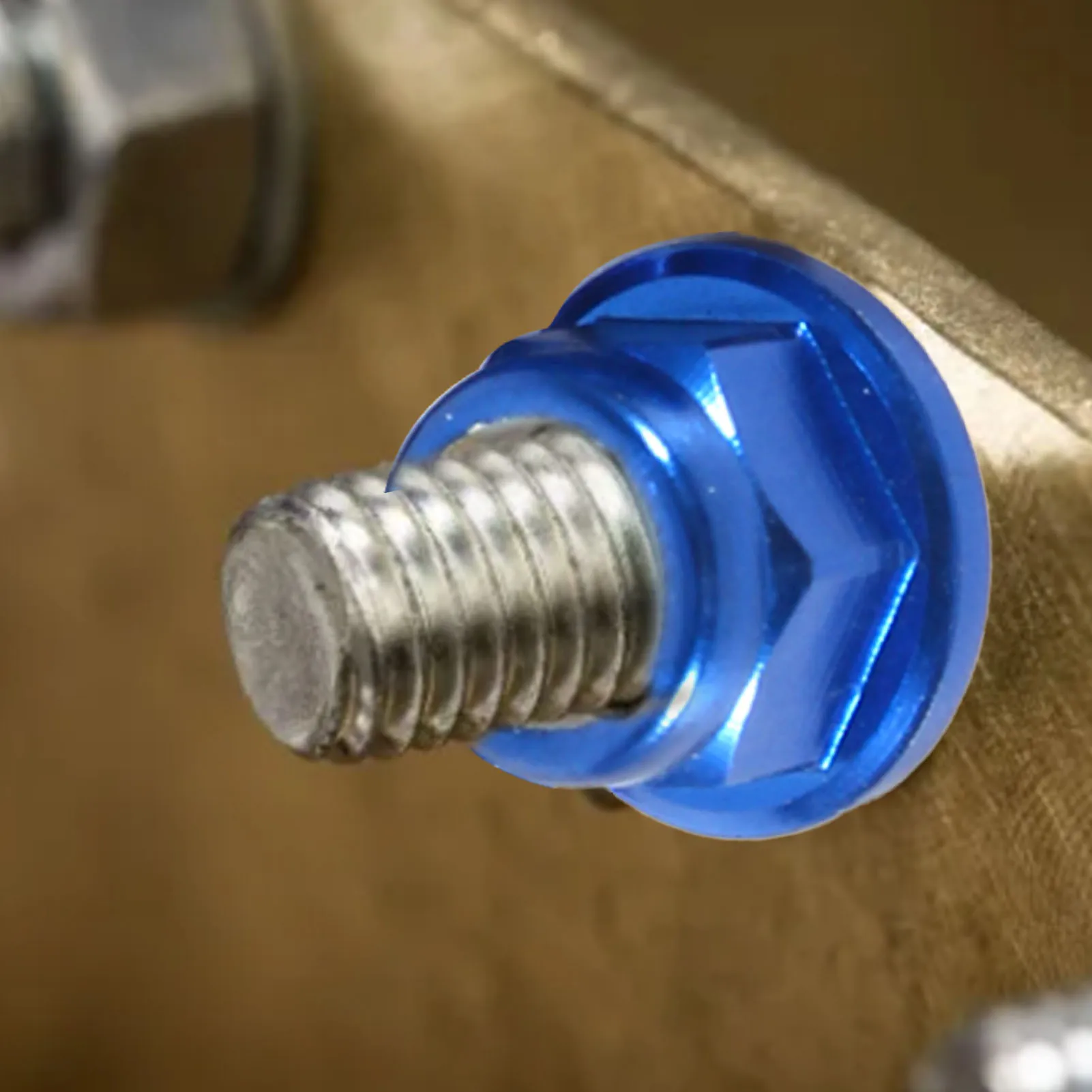 Picture 5: M3 Nylon Insert SelfLock Aluminum Nuts Hex Lock Nut Royal Blue Aluminum Lock Nut Lock Nuts Nylon Lock Nut Insert Lock Nut