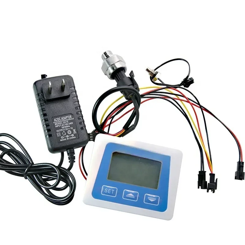 

LCD-S3 Electronic Pressure Sensor LCD Display Meter Car Vehicle Truck Water Oil Gas Air Pressure Monitoring Tool