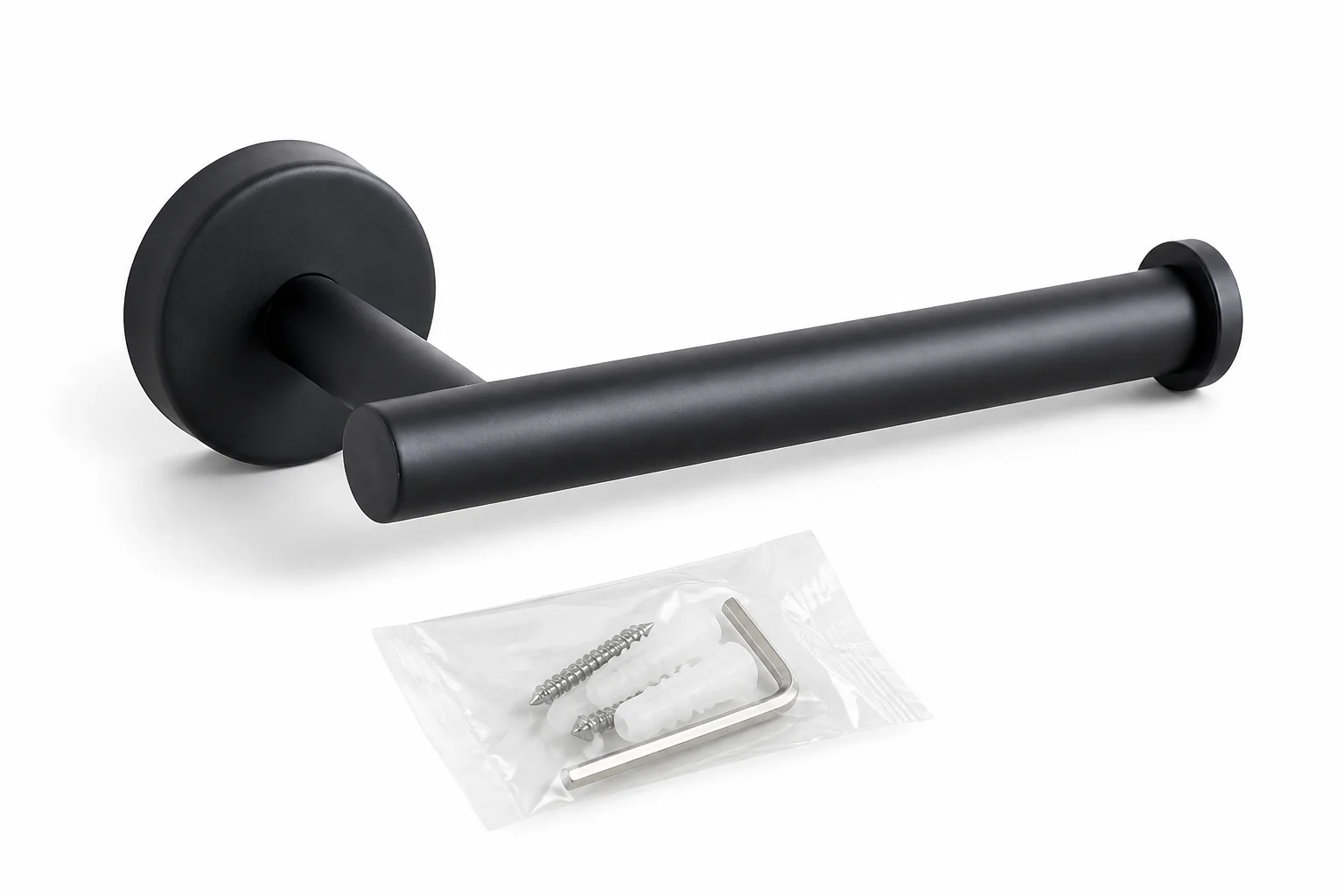 Homefish Stainless Steel Adhesive Toilet Paper Holder Waterproof Tissue Hanger Bathroom Accessory Paper Towel Holder