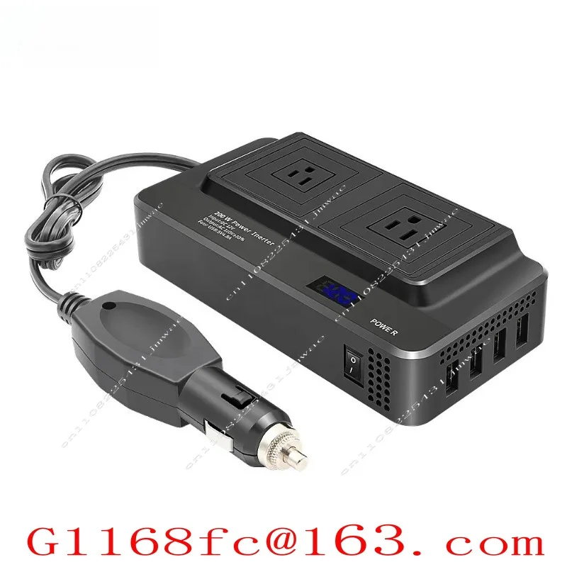 200W Vehicle Inverter DC12V 24V To 110V 220V Power Converter, Modified Sine Wave Inverter