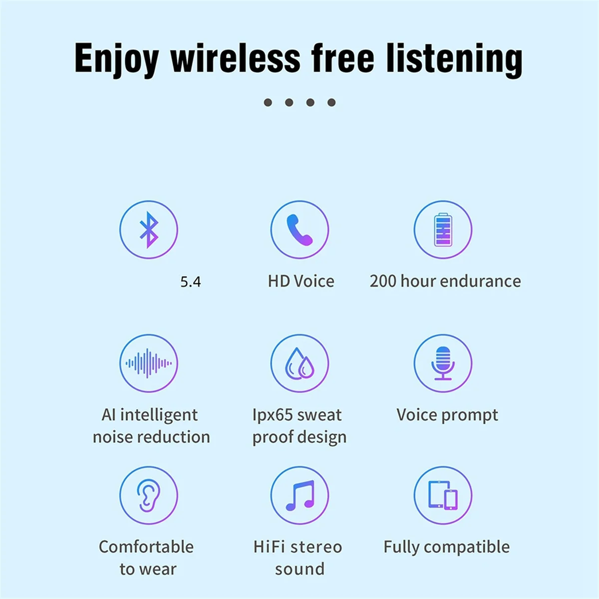 Active Phase On Ear Headset BT 5.4 Wireless Headphone Call Center Headband Earphone with Noise Cancelling Mic