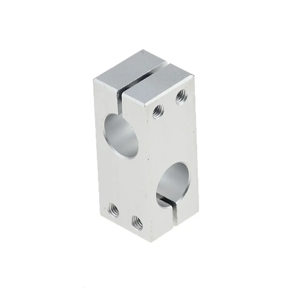 

1PC Pillar Fixing Clamp Vertical Fixed Diameter Fastening Aluminum Alloy Optical Axis Cross Block Steel Pipe Fixing Bracket