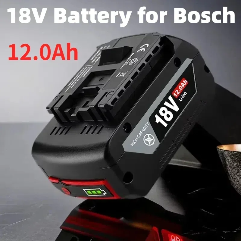 

Original 18V 12.0Ah power tool Battery for Bosch 18V Professional GBA GBH GSR GSB BAT618 BAT609 BAT620 Replacement Battery