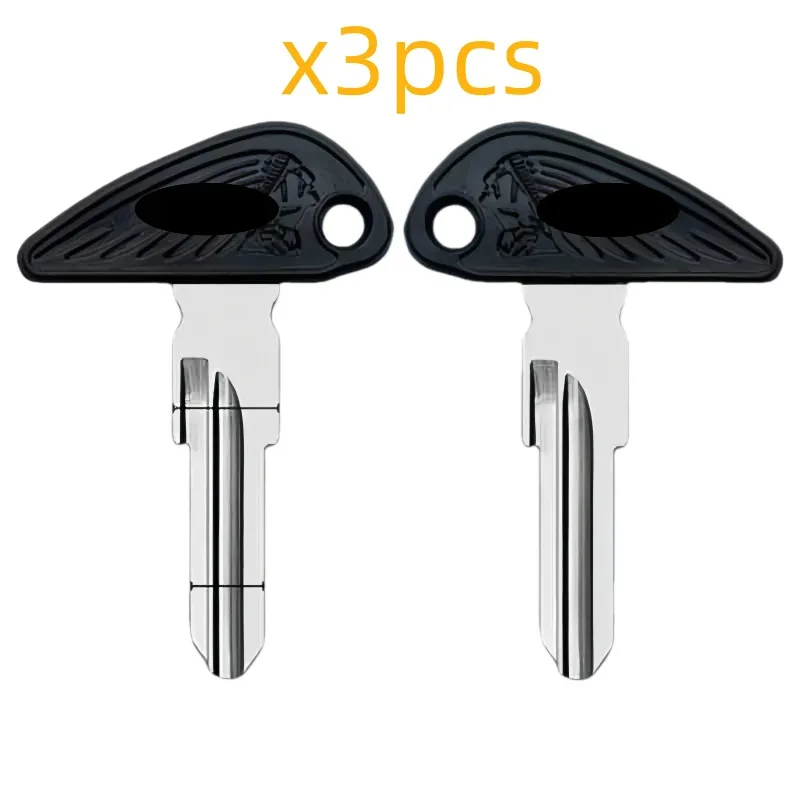 

Blank Motorcycle Key, Three Uncut Keys, for Indian ROADMASTER, ROADMASTER SCOUT, FTR1200 BOBBER, 2018 RALLY LIMITED FTR