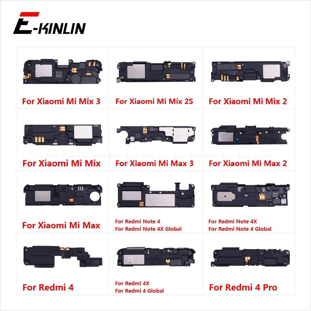 Rear Bottom Loudspeaker Buzzer Ringer Loud Speaker Flex Cable For XiaoMi Mi Mix 2S Max 3 2 Redmi Note 4 4X Pro Global