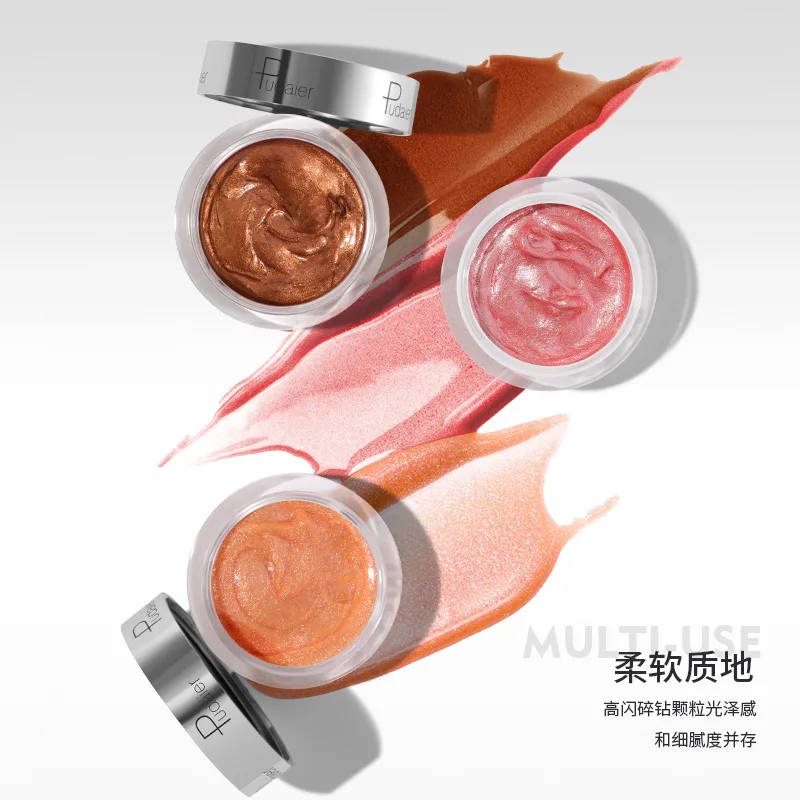 10 color liquid high gloss water for moisturizing lips, cheeks, face, and body. Multi use high gloss waterproof and sweat proof