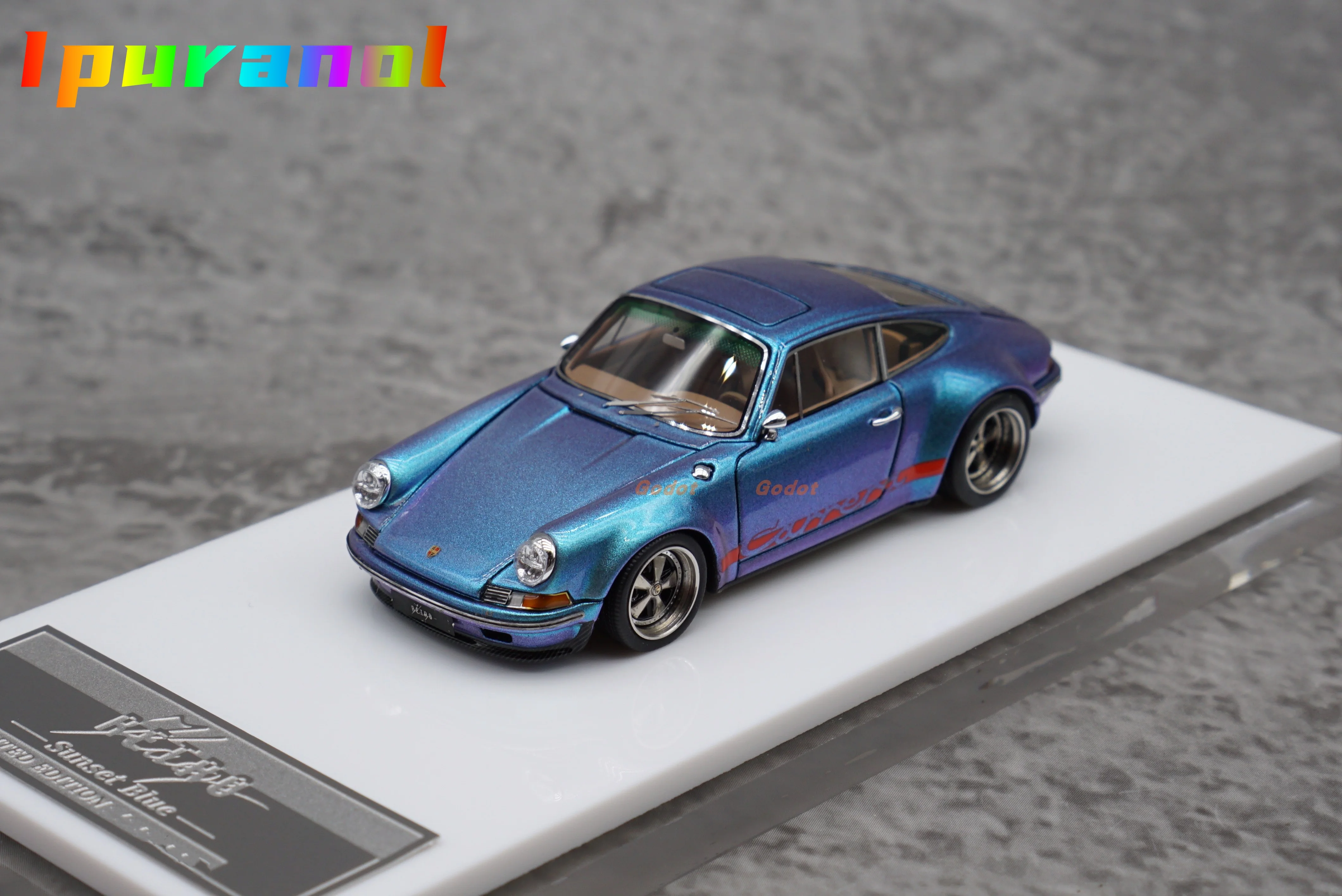 1:64 Resin model car Porsche Classic 911 limited edition high-end display gift