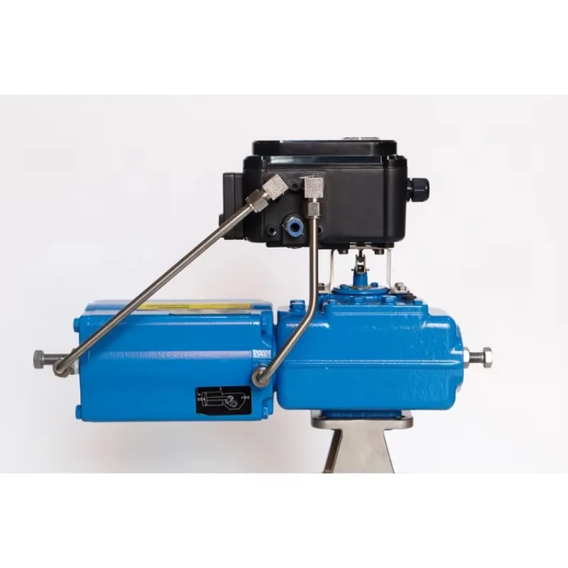 Hot New Products Control Valve Pneumatic Actuated Flanged Ball Valve