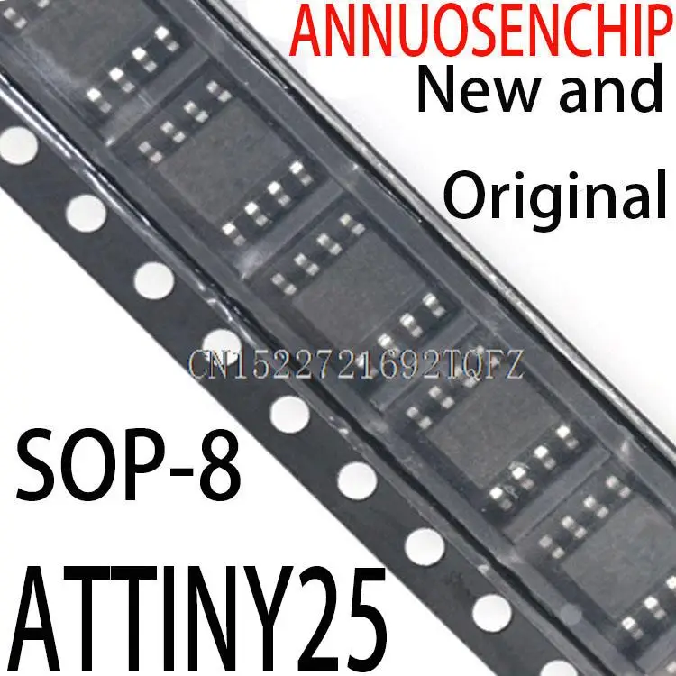 4PCS/lot New and Original ATTINY25-20SU  SOP-8 ATTINY25