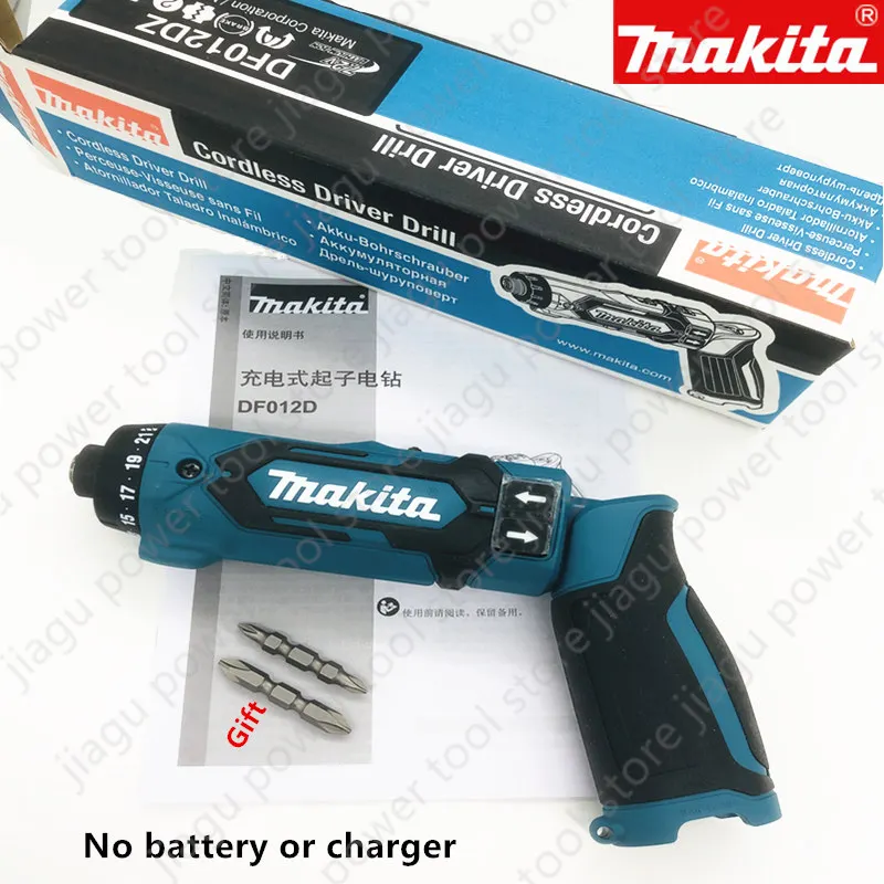 Makita DF012DZ 7.2V Cordless Electric Screwdriver Lithium Multiunctional Small Handheld Foldable Compact Driver Tools ,Body Only