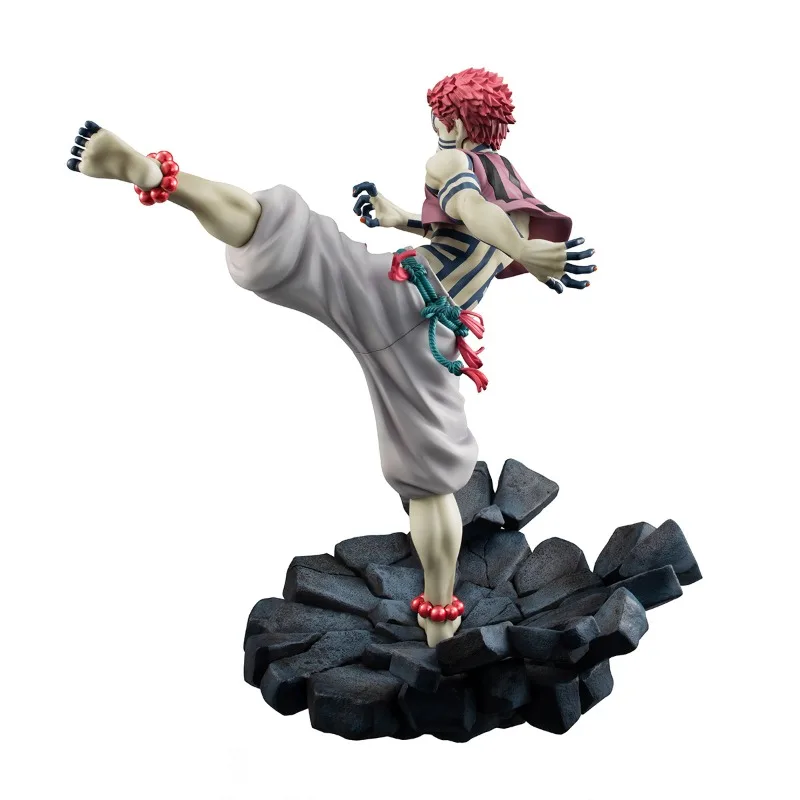 MegaHouse GME Series Akaza Demon Slayer: Kimetsu No Yaiba Destruction Kill · Foot Style Action Figure Collection Ornament