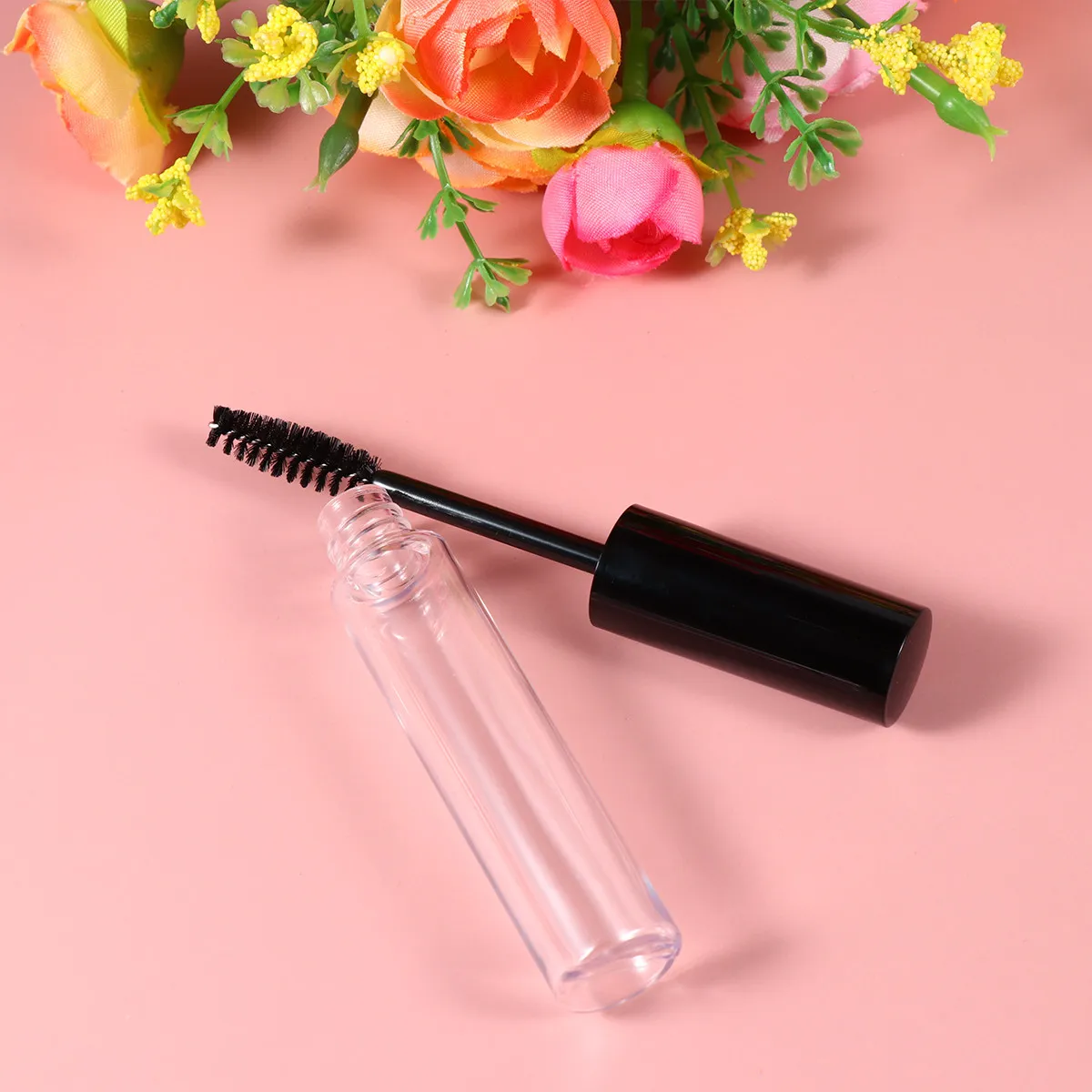 

Набор из 5 пустых прозрачных тюбиков для туши и сыворотки, 10 мл, для путешествий, многоразового использования, для крема и туши