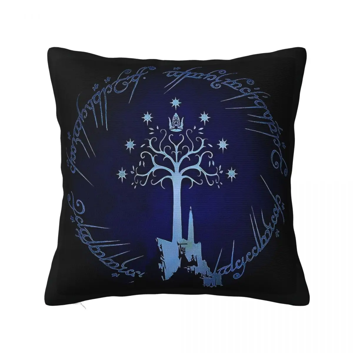 L-Lords Of The R-Rings Middle Earth Pillow Cover Cushion Cover Soft Pillow Case Retro Trend Pillowcases For Sofa Home Decoration