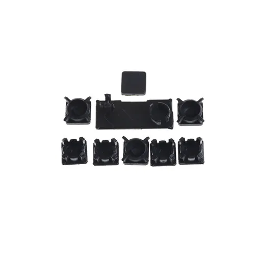 9Pcs/Set Rubber Feet&Plastic Button Screw Cap Cover Replacement Set For PS3 Slim 2000 3000 For Sony Playstation 3 Controller