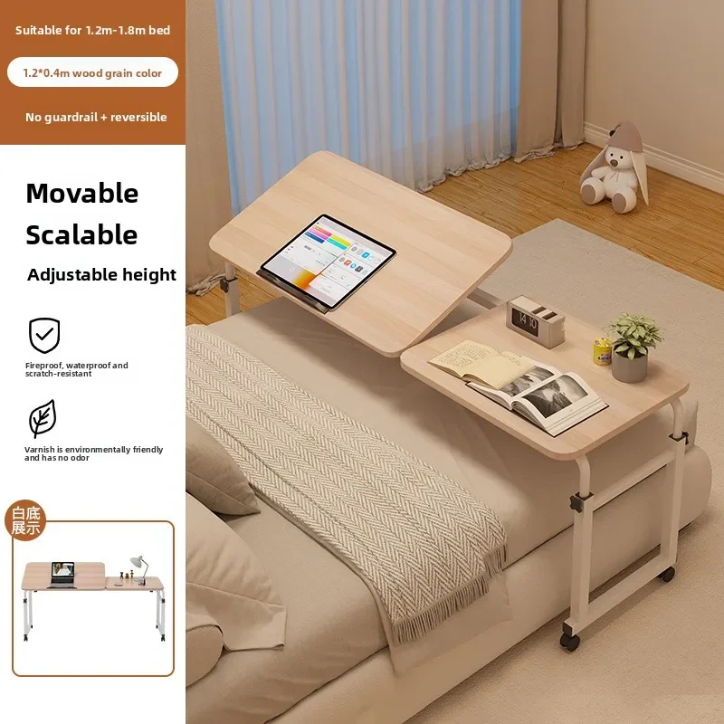 Multi-functional Desk cross bed table movable lifting bedside table girls bedroom home lazy bed office computer bedside table