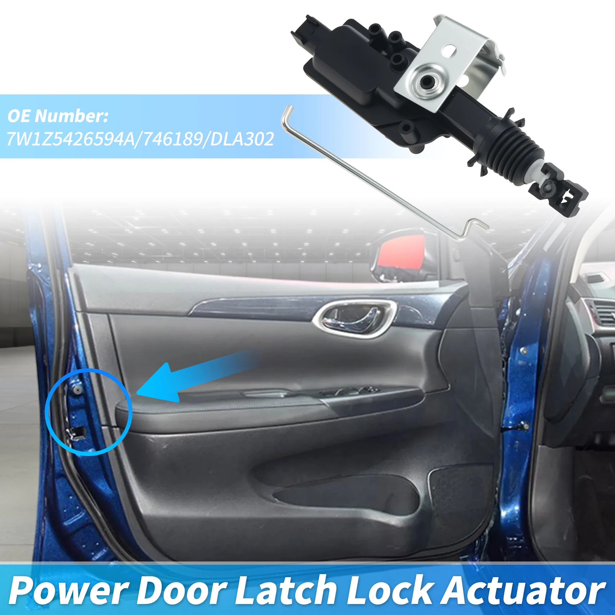 UXCELL Power Door Lock Latch Actuator for Ford for Crown Victoria 08-11
