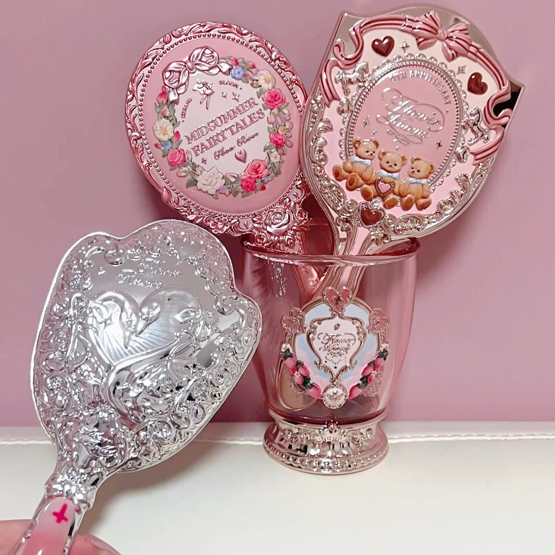 

Flower Knows Swan Ballet Series Paddle Hair Brush Air Cushion Hair Comb