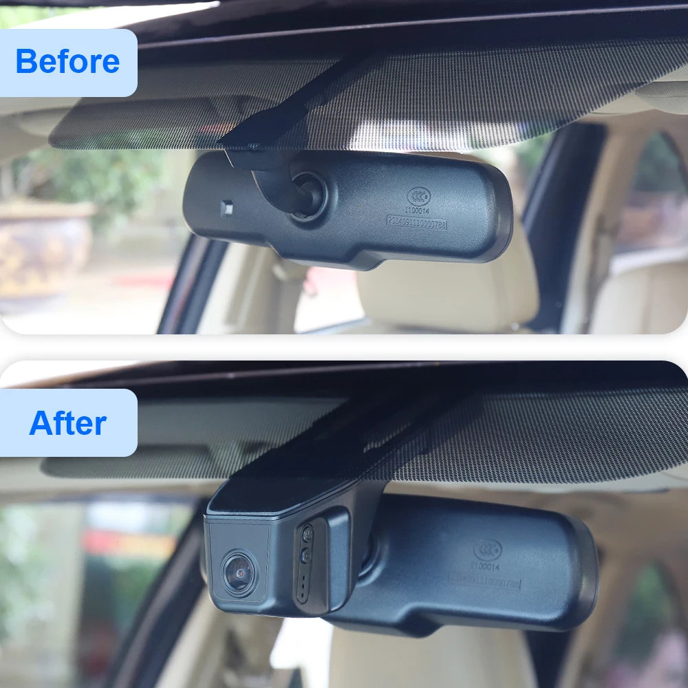 FITCAMX Universal Car Dashcam Camera has WIFI, 4K Driving Recorder DVR for 2011-2021 Honda Vehicle Models & Volkswagen Models