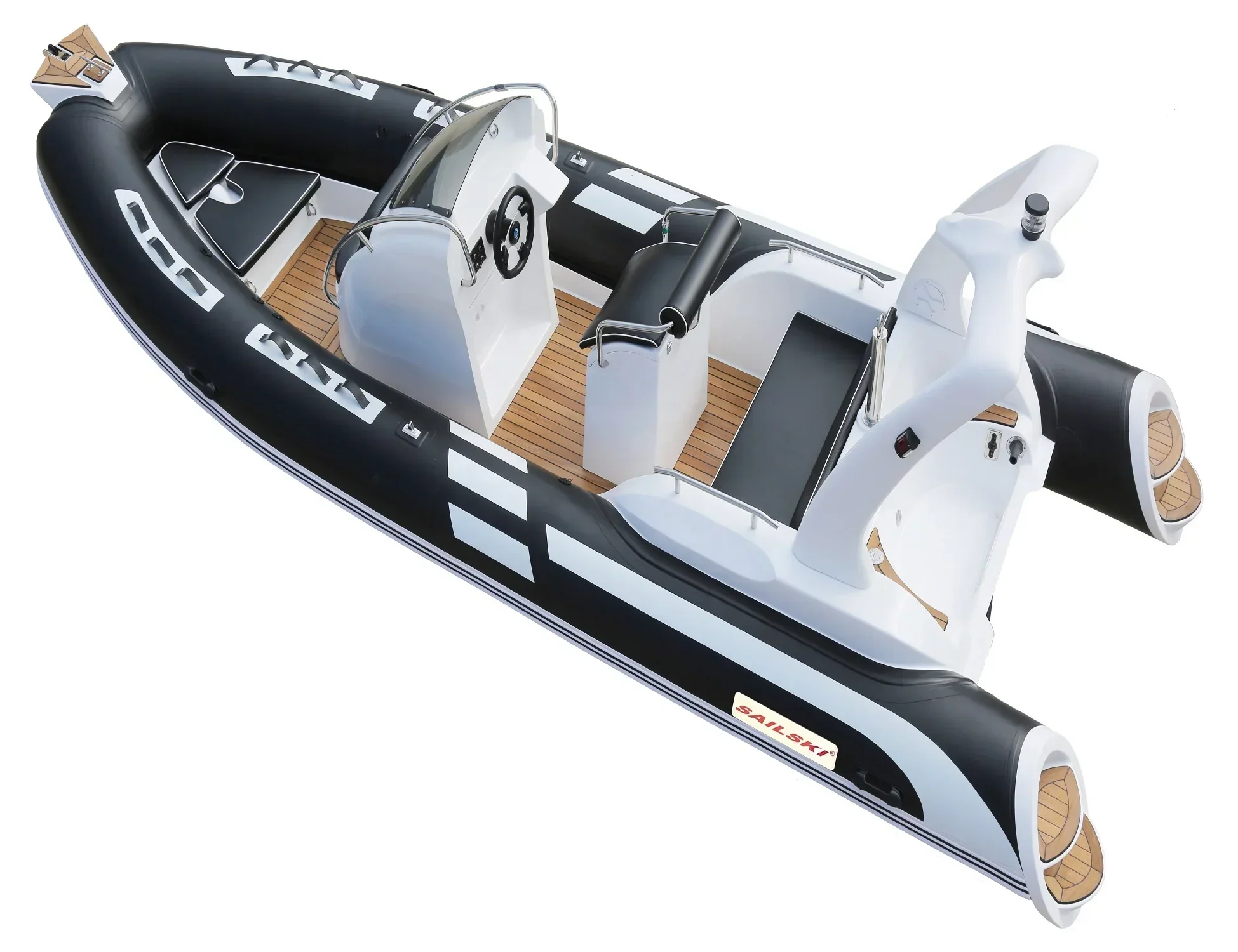 Barco de costra, barco inflable de fibra de vidrio a buen precio, fondo duro grueso, emergencia de Control de inundaciones de 2,3 m a 7,6 m