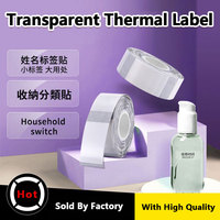 Color thermal label printing stickers, home and shopping mall  compatible with phomemo D30 Q30 6 colors 12mmx40mm
