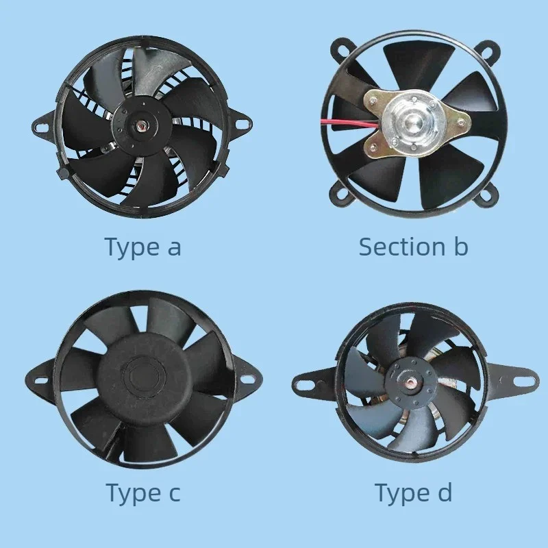 For Motorcycle Oil-cooled Radiator Water-cooled Water Tank Special Fan Cooling Fan