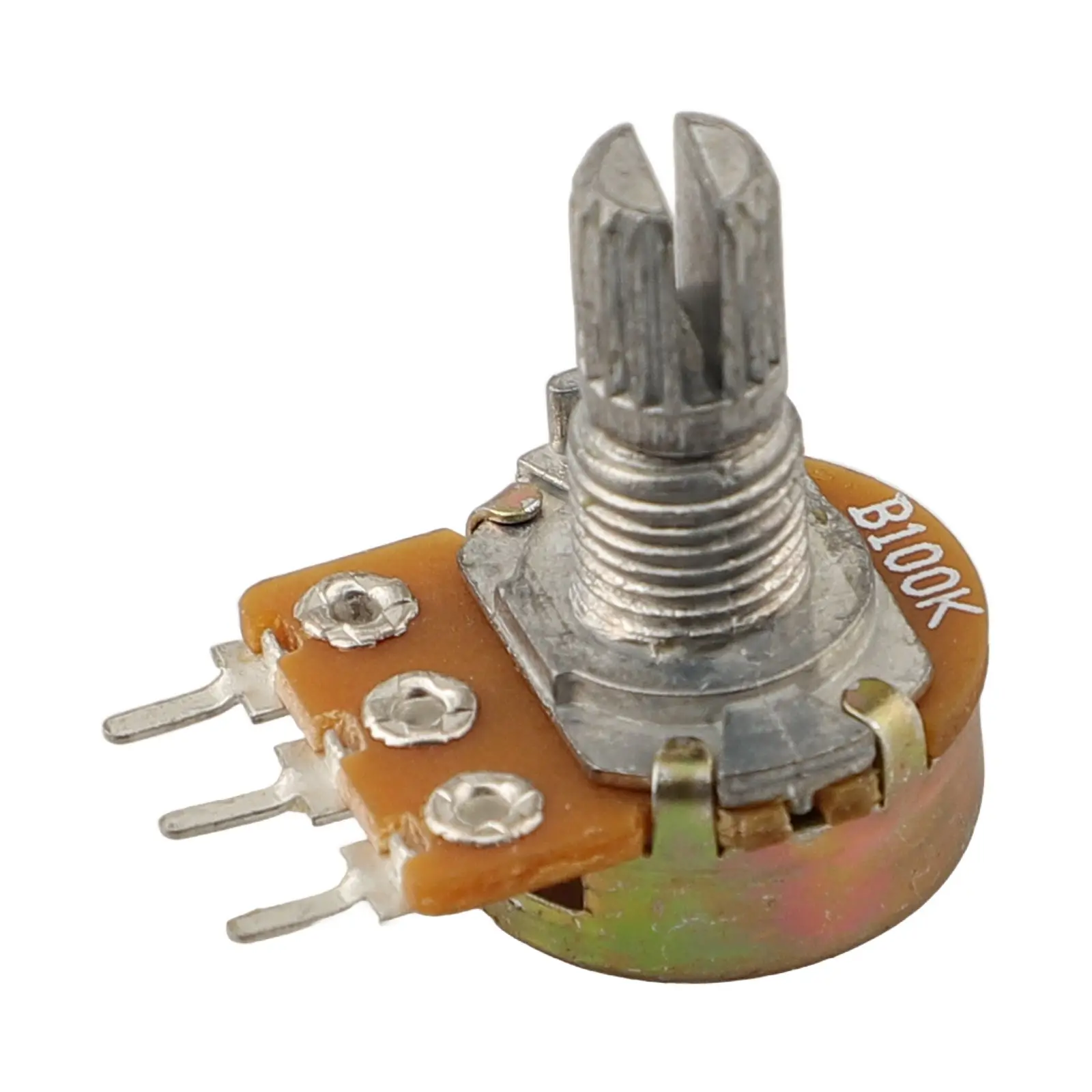 Linear Taper Potentiometer 100PCS Potentiometer Set Audio Volume Control Household Appliances Sturdy Plastic Knob