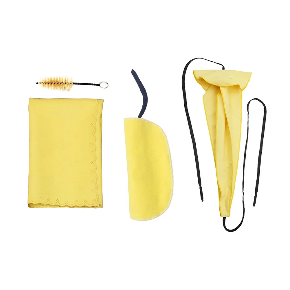 

1 set Saxophone Kit For Flute Oboe Clarinet Wind Instruments Brush Tool Set Sax Cloth Flute Cleaning Brush Music Instruments