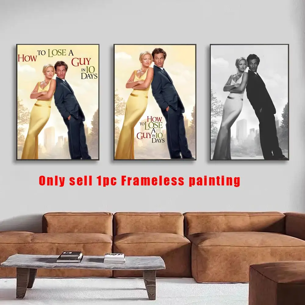 How To Lose A Guy In 10 Days Poster HD Self-Adhesive Wall Decals For Living Room & Bedroom Home Decor Gift