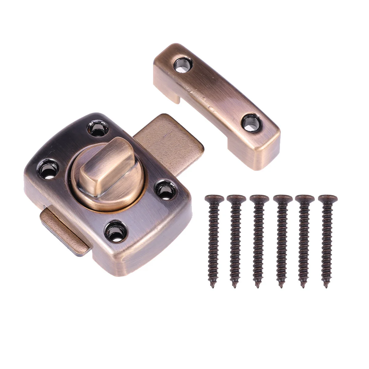 مزلاج سبائك الزنك خزانة قفل أمان تدوير الترباس مشبك للأبواب النوافذ تدوير الترباس مشبك S حجم الأجهزة السحابة