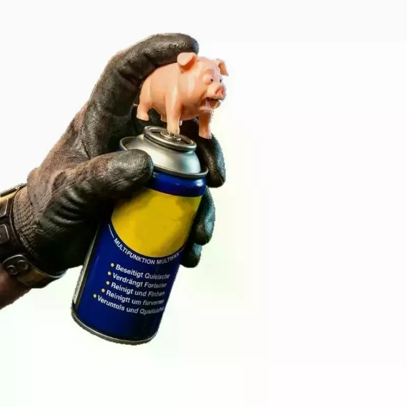 3D Printed Spray Nozzle Attachment Funny Prank Cute Pig Spray Compatible With Multiple Common Aerosol Valves