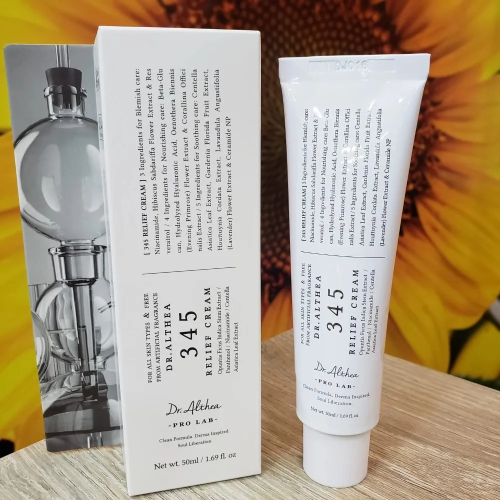 

50ml Dr. Althea 345 Relief Cream Moisturizing Anti Acne Repair Barrier Soothe Acne Oily Sensitive Skin Oil Control Face SkinCare