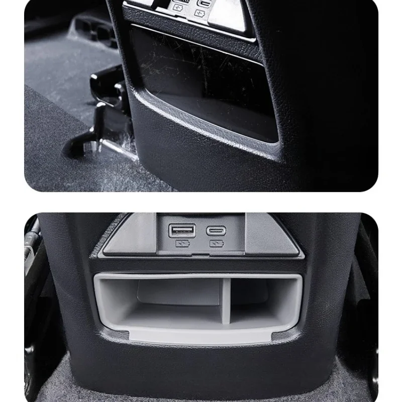 

For BYD Sea Lion 05dmi Rear Discharge Trend Storage Box Silicone Central Control Armrest Box Storage Box Interior Supplies