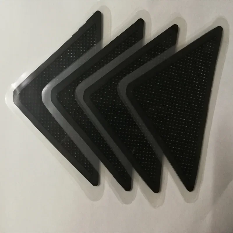 4PCS Anti Slip Anti Curling Carpet Patch Reusable Washable Carpet Patch Fixed Sticker Floor Rug Mat Tape Corners Pad