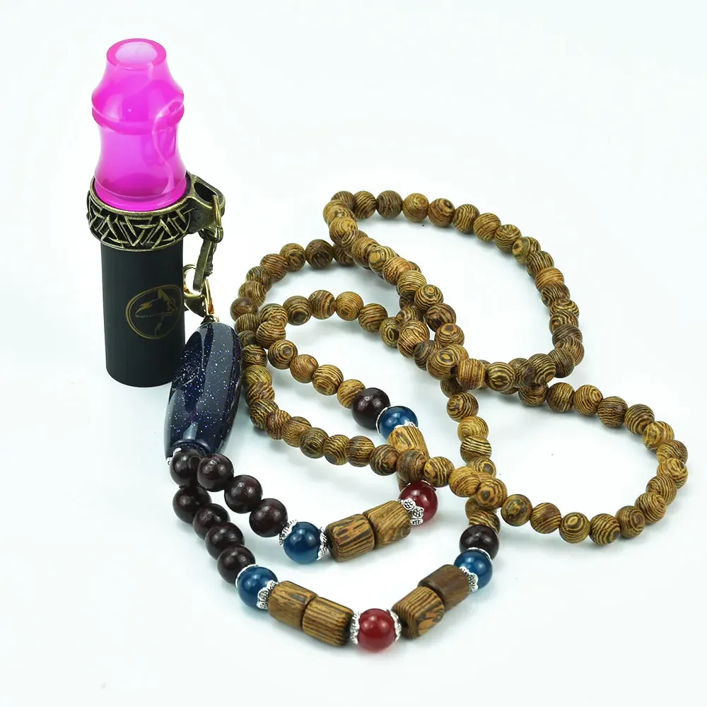 Wolfcoolvape design hookah shisha Pipes daisy chain Wood bead for Hookah Shisha Pipes Mouthpieces