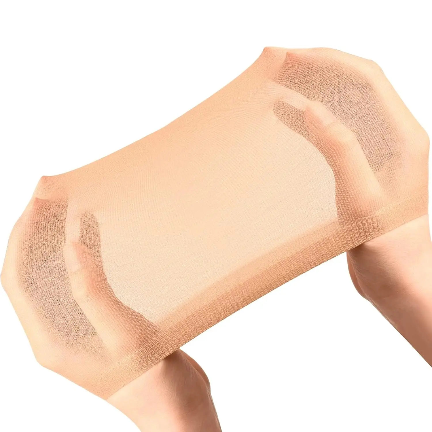 

20 Pcs Light Brown Wig Caps, Ultra-Thin Stretchy Nylon Lace Front for Ballet Cosplay Daily Use