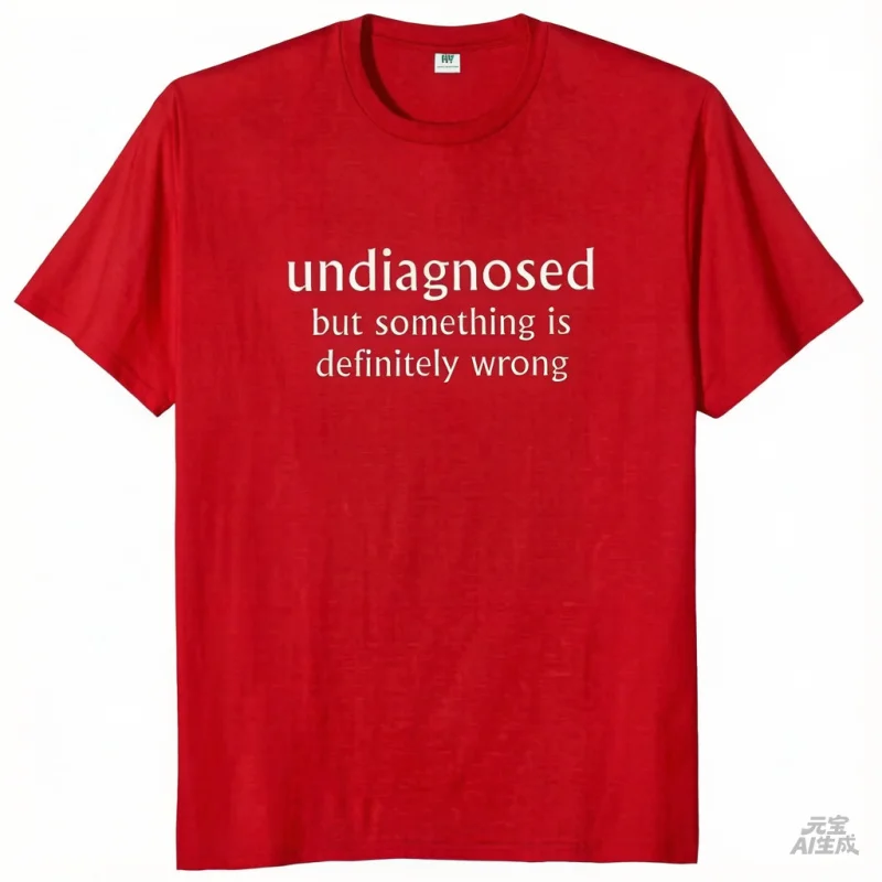 Camiseta divertida con cita humorística: Sin diagnosticar, pero algo lectora de mal gusto le molesta mucho, camisetas suaves unisex 2025, citas humorísticas, UE