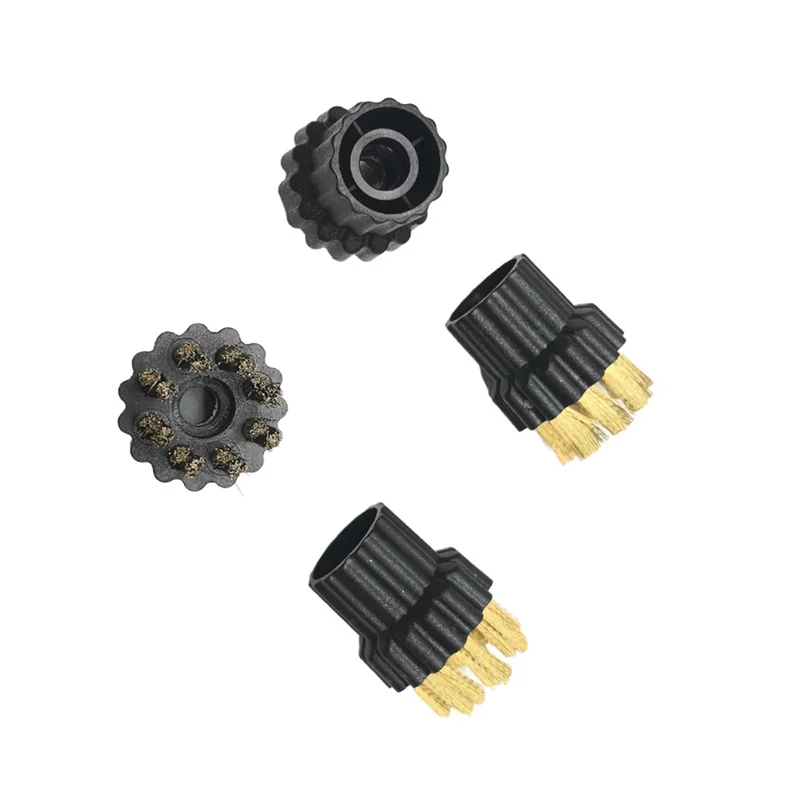 M04K 16Pcs M8 스팀 청소기 브러시 헤드 스티머 교체 부착물 하드 표면 브러시 헤드 스팀 청소기 액세서리
