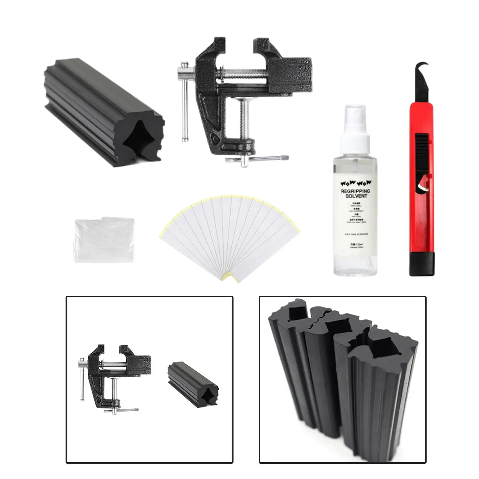 Golf Grip Kits for  Golf Clubs  Tapes Solvent Sprayer Repair